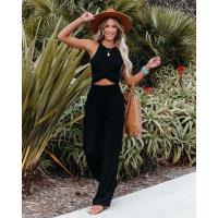 Primavera y verano, superventas, ropa para mujer, nuevos pantalones casuales de pierna ancha tejidos de algodón y lino, pantalones de pierna ancha para playa para mujer - details 12