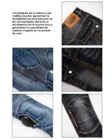 Vaqueros moto hombre mujer MX Carreras aire libre resistente viento - details 4