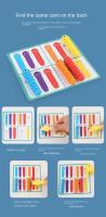 Juego Montessori de clasificación de colores para niños, juego de gusanos de captura, juguetes educativos tempranos para el - details 6