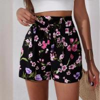 Pantalones de Playa para Mujer con Estampado Informal Pantalones Cortos Cómodos de Estilo Minimalista para el Hogar, Deportes al Aire Libre y Correr - details 1