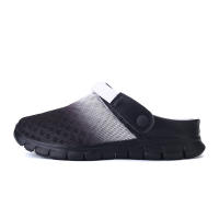 Verano pareja de hombres y mujeres cambia gradualmente sandalias de gran tamaño zapatillas de malla casual agujero zapatos de playa media zapatillas - details 8