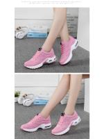 Zapatillas de deporte de moda para mujer, zapatos de tenis transpirables de malla con cojín de aire, fondo suave, para correr al aire libre - details 4