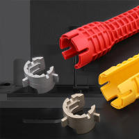 Llave de reparación antideslizante para fregadero de cocina, montaje de grifo de baño, instalación de fontanería, 8 en 1 - details 1