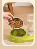 Cuenco piezas para gatos, comedero para mascotas, tazón de comida para perros y gatos, dispensador de agua, tazón doble, plato a - details 6