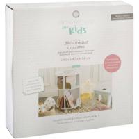 Redonda con Ruedas para organizar Libros – Habitación Infantil (Blanco y Gris) - details 8