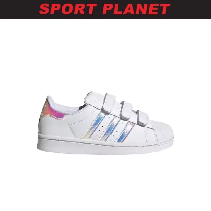 Leten Bunga Kid Superstar Sneaker Shoe Zapatos para niños (FV3655) Sport Planet 50-10 Calcomanía - 1