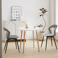 EGOONM-Juego de 4 sillas de comedor Escandinavia, muebles para comedor, silla de diseño nórdico, sillas creativas con respaldo para el hogar - details 5