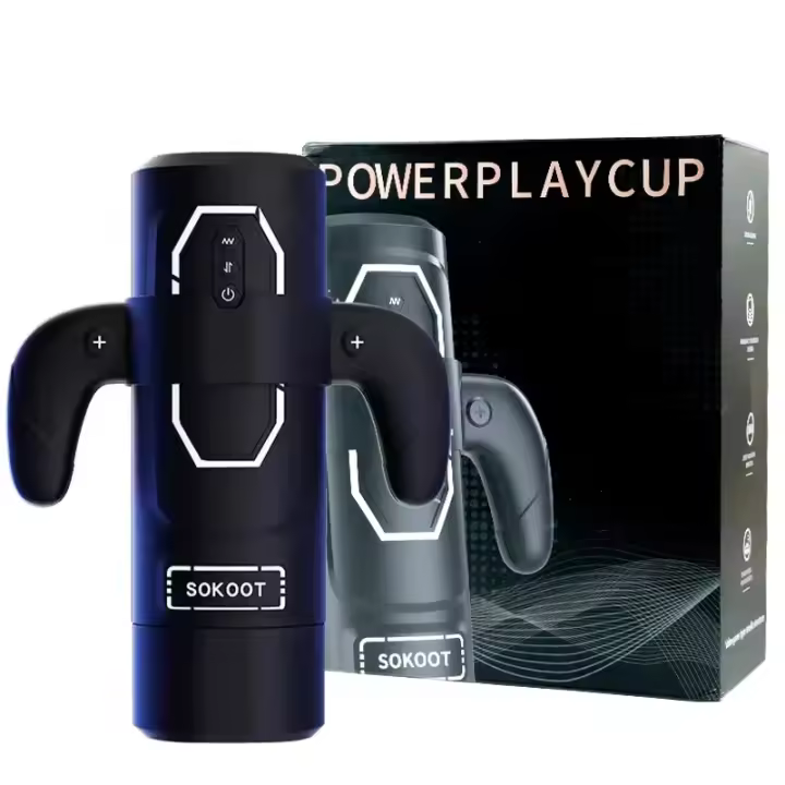 Juguetes sexuales Masturbador masculino automático - Juguetes para adultos Copa masturbadora de composición abierta con 9 modos de vibración para estimulación del pene, juguetes sexuales masculinos Vibrador eléctrico de bolsillo para hombre, juguetes sexu - 1