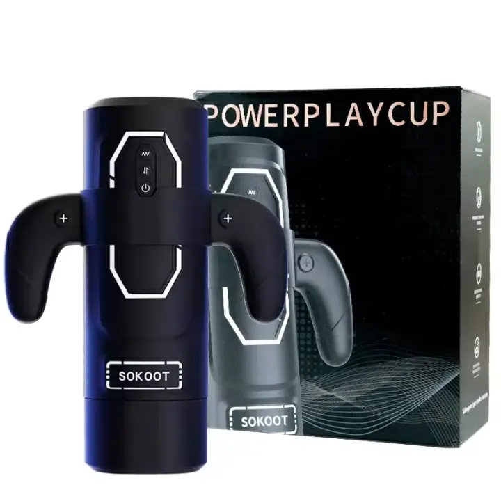Juguetes sexuales Masturbador masculino automático - Juguetes para adultos Copa masturbadora de composición abierta con 9 modos de vibración para estimulación del pene, juguetes sexuales masculinos Vibrador eléctrico de bolsillo para hombre, juguetes sexu - 1