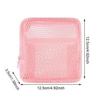 Bolsa de Cosméticos Cuadrada de Malla Bonita Organizador Portátil para Uso Personal, Labial, Cremallera, Toallas Sanitarias, Bolsas Pequeñas de Maquillaje - details 1
