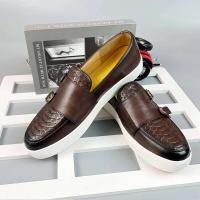 Otoño nuevas de cuero antideslizantes zapatos sociales, moda versátil de estilista británico, zapatos formales de boda Oxford para hombres - details 13