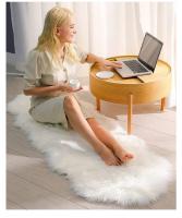 Alfombra de Lana Suave para Dormitorio Sala de Estar Alfombra para Coche Sofá Silla Cojín Lavable Alfombra de Piso para Dormitorio - details 9