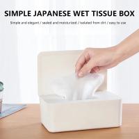 Organizador de Papel Higiénico Desechable de Plástico Caja de Almacenamiento Rectangular Aparecible con Tapa Ideal para Hogar, Coche, Oficina - details 2