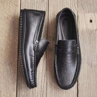 2024 zapatos de hombre informales transpirables formales con diseño de piel de cocodrilo hechos a mano de alta calidad - details 11