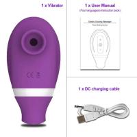 Leten-vibrador de succión de clítoris para mujer, 10 velocidades, succionador de clítoris, consolador estimulador de clítoris, Juguetes sexuales eróticos vibratorios para adultos - details 14