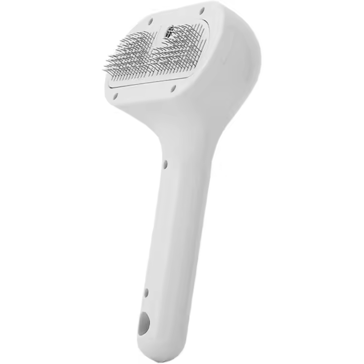 Cepillo de vapor para gatos, peine de masaje de silicona, herramienta de depilación de mascotas, limpieza suave con vapor, mango de pulverización ergonómico, para eliminación de pieles sueltas, material ABS - 1