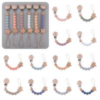 Clips de madera para chupete de bebé, cadena para chupete, soporte para pezón, juguetes mordedores, correas - details 3