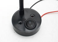 Luz de lectura de cuello de cisne para autocaravana, lámpara de pared de cabecera con interruptor para barco, yate, caravana, autocaravana, 3000K, 4000K, 6000K, 12V, 24V, 3W - details 5