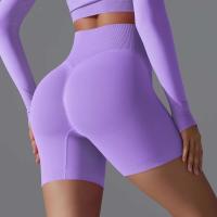 Deportes sin costuras para mujer, ciclismo, trotar, Fiess, cintura alta, Push Up, pantalones cortos de gimnasio, mallas, ropa de Yoga - details 19