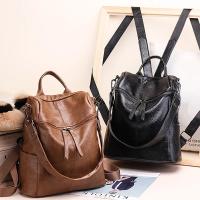 Mochila De Cuero versión coreana para mujer, bolso de viaje de moda salvaje, nueva - details 5