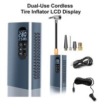 Inflador de neumáticos de coche inalámbrico, compresor de aire recargable por USB, aleación de aluminio, 6000mAh, para motocicletas, bicicletas y bolas - details 21