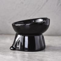 Cuenco de cerámica antigolpes para gatos, cuenco de base alta creativo y bonito para mascotas, alimentador de bebidas para mascotas multiusos antideslizante, contenedor de agua - details 3