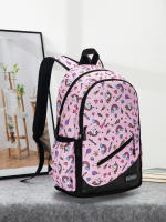 Mochila infantil de gran capacidad, estampado de dibujos animados, bandolera infantil, reducción de carga, protección de la columna vertebral - details 2