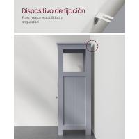 Cocina, Organizador Compartimiento Abierto, Almacenaje 2 Puertas, 30 x 60 x 80 cm, Blanco BBC40WT - details 16