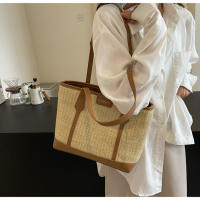 Bolso Grande de Paja Tejido Bolso de Playa de Vacaciones Casual para Mujeres - details 8