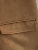 Chaqueta de mujer Chaquetas de dinero viejo Chaqueta de ante de cuero marrón Abrigo Chaqueta vintage de entretiempo Otoño Invierno Nuevo en prendas de vestir exteriores - details 8