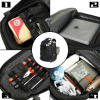 Mochila Táctica 60L Para Hombres Impermeable De Alta Capacidad Con Sistema Molle Para Camping Caza Senderismo - details 4