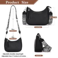 bolso tous negro bolso bandolera mujer bolso cuero cruzado mujer bolso finde semana - details 1