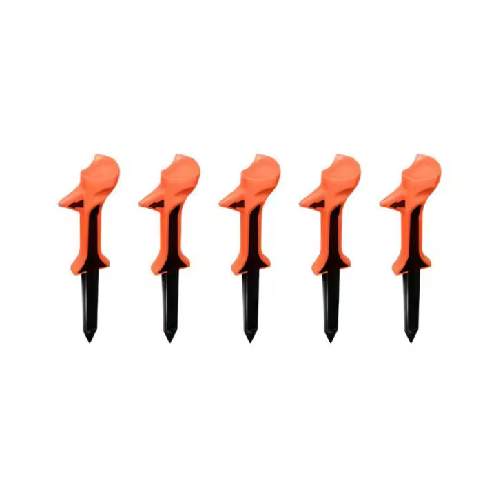 Tees de Golf con inserción Diagonal diseñados, soporte de plástico para mejorar la distancia, reemplazo antipérdida, Tee de plástico para campo de Golf - 1