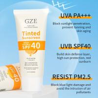 Protección Solar Tinteada con Vitamina C GZE Pantalón Mineral Hidratante con Zinc Oxido y Titanio Dioxido Brillo Saludable para la Piel - details 1