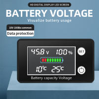 Indicador de capacidad de batería de DC10-100V, probador de voltaje PO4 con Sensor de Control de temperatura, plomo-ácido y litio - details 0