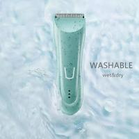 Ingle lavable para hombres y mujeres, recortador de pelo eléctrico para Barba facial, afeitadora de bola púbica recargable y limpiador corporal - details 1