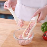 Herramientas de cocina para hacer albóndigas, cuchara de bolas de carne con pala de corte, sorbete de masa de galletas, bricolaje - details 6
