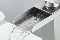 Grifo de cascada, grúa de acero inoxidable para baño, lavabo, grifo mezclador - details 10