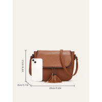 Bolso de mensajero de moda europeo-americano nuevo 2025 para mujer con flecos y asa de silla para mujer. - details 0