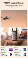 PowerBank 40000mAh 65W Carga rápida, compatible con fuente de alimentación para computadora portátil, estación de fuente de alimentación para exteriores - details 2
