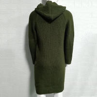 Suéter de punto con capucha para hombre, chaqueta de longitud media, ropa de otoño e invierno, nuevo 2024 - details 9