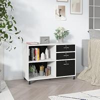 Archivador de Madera, 3 cajones, 2 estantes Abiertos - details 1