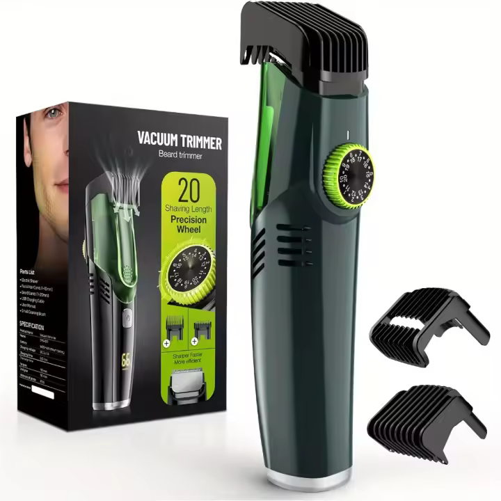 Afeitadora eléctrica portátil, recortadora inalámbrica para bigote, nariz, cuerpo, ingle y cara, afeitadora húmeda y seca, afeitadora recargable por USB - 1
