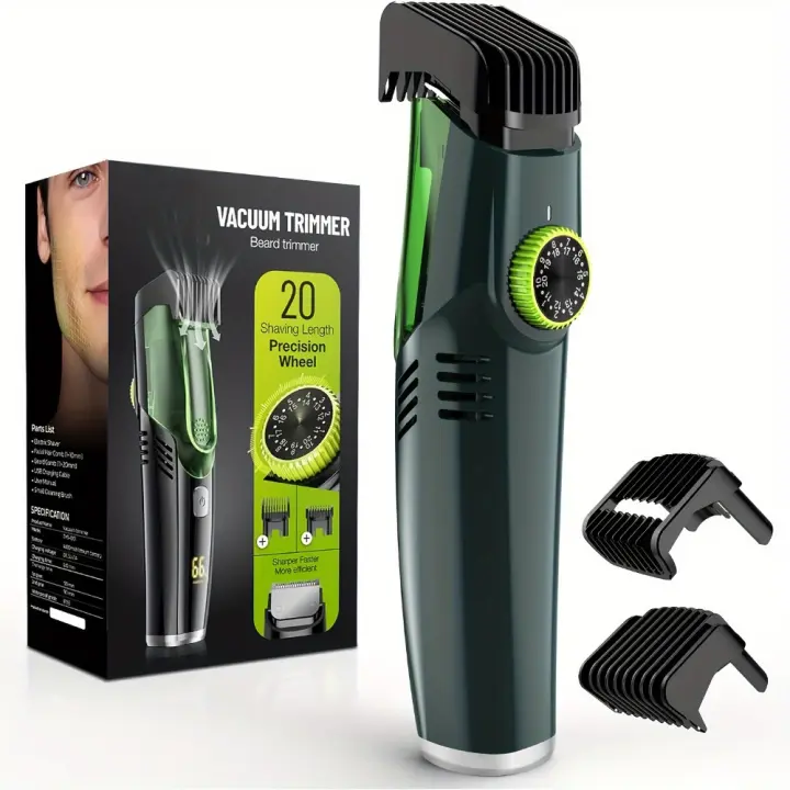Afeitadora eléctrica portátil, recortadora inalámbrica para bigote, nariz, cuerpo, ingle y cara, afeitadora húmeda y seca, afeitadora recargable por USB - 1