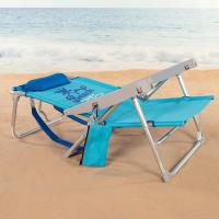 playa plegable y reclinable 5 posiciones, Silla portátil plegable 55x67,5x86cm, Incluye cojín, 1 bolsillo, 1 bolsa con cremallera y topes antivuelco, Sillas de playa - details 18