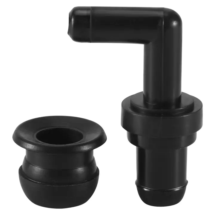 Kit de válvula y ojal PCV de 90 grados para Honda/Toyota 17130-PM6-003 + 17139-PK1-000 - 1