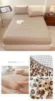 Bonenjoy-sábana ajustable de estilo Floral, ropa de cama suave, transpirable, protectores de colchón, fundas de cama para el hogar (sin funda de almohada) - details 9
