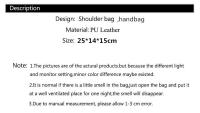 Bolso de Hombre Elegant de Moda para Mujer de Boston Hecho de Cuero PU de Alta Calidad Diseño de Lujo para Ladies Bolso de Mensajero Bandolera - details 0