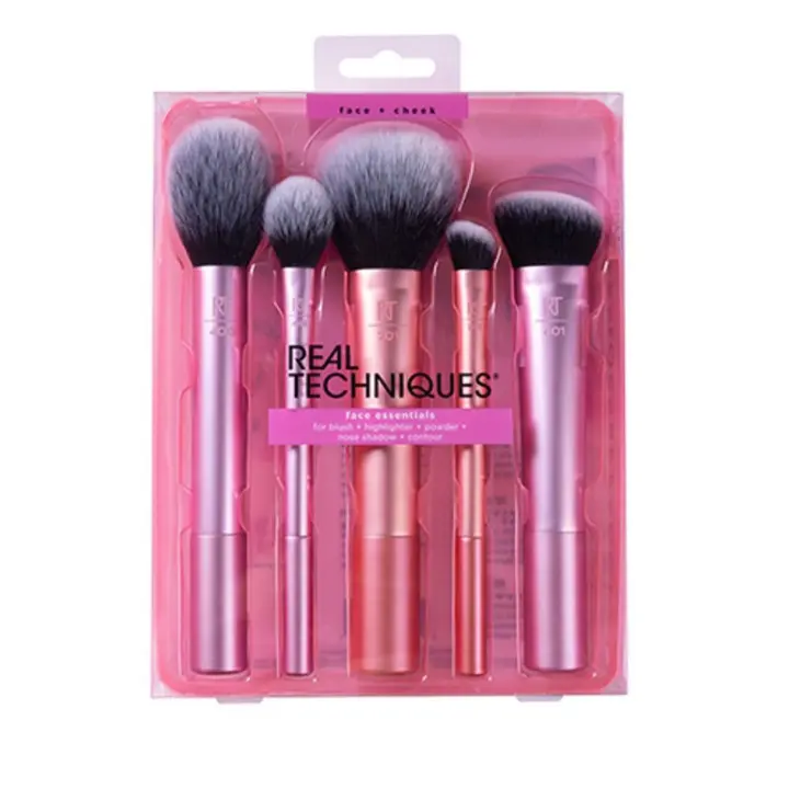 Set De Brochas De Maquillaje Ecológicas Herramienta De Pincel Para Blush Material De Cabello De Zorro Y Mano De Cuerno - 1