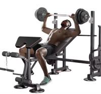 Fitness Tech Banco multiestación reclinable para prensa banca / sentadillas Bancos de ejercicio - details 1
